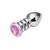 Imagem do PLUG ANAL METAL ASPIRAL BALL COM JÓIA GENERAL IMPORT