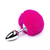 PLUG ANAL EM METAL POMPOM PEQUENO GENERAL IMPORT - Luxúria Sex Shop