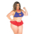 MINI FANTASIA SUPER GIRL PLUS SIZE - PIMENTA SEXY - comprar online