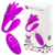 VIBRADOR DE CASAL CHIMERA RECARREGÁVEL 12 VIBRAÇÕES GENERAL IMPORT