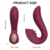 VIBRADOR DUPLO COM LÍNGUA VELVET KISS 9 VIBRAÇÕES GENERAL IMPORT - loja online