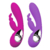 VIBRADOR DUPLO LUXO SILICONE RABBIT ALÇA 36 VIBRAÇÕES GENERAL IMPORT - loja online