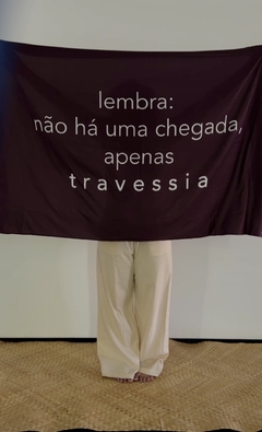 Travessia - Cor Vinho ✷ Pareô/Bandeira