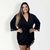 Robe Plus Size Renda Sensual Luxo Roupão Roupa De Dormir Linha Noite Noiva Lingerie (RB041) na internet