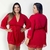 Robe Plus Size Renda Sensual Luxo Roupão Roupa De Dormir Linha Noite Noiva Lingerie (RB041) na internet