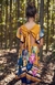 Vestido com estampa floral e abertura nas costas - comprar online