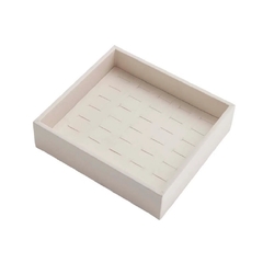 ORGANIZADOR P/ANEIS C/CORTE 202X55X186 MM COURO ECO. BEGE REF.6104 MASUTTI