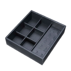 ORGANIZADOR DE OBJETOS 202X55X186 MM COURO ECO. BEGE REF.6144 - MASUTTI