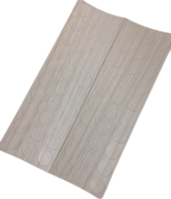 TAPA FURO 12MM ROVERE SERENO FOSCO (RL45) CTL. C/ 60 UNID. REHAU