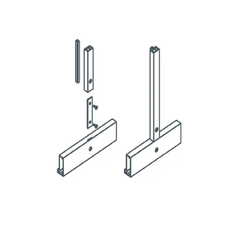 PERFIL RM-132 TRAVESSA OCULTA - SUPRA NATURAL 3MT - ROMETAL