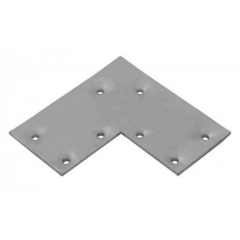 ESQUADRETA GRANDE PARA PERFIL 41X100MM ZB 818 CJ 4 PÇ - ROMETAL