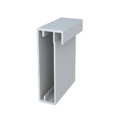 PERFIL RM-254 TOUCH RISCHI INOX MATE ESCURO 3MT P/ VIDRO - ROMETAL