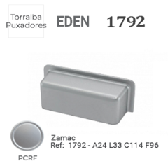 PUXADOR 1792 EDEN CROMO ACETINADO - PCRF 96MM - TORRALBA - Thayuan