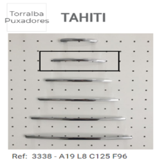 PUXADOR 3338 TAHITI CROMO - CRB 96MM - TORRALBA - comprar online