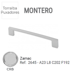 PUXADOR 2645 MONTERO CROMO - CRB 192MM - TORRALBA - comprar online