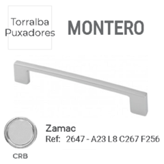 PUXADOR 2647 MONTERO CROMO - CRB 256MM - TORRALBA - comprar online