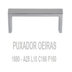 PUXADOR 1690 OEIRAS CROMO - CRB 160MM - TORRALBA - comprar online