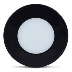 LUMINÁRIA LED POINT CIRCULAR 1,5W 110/220V LUZ FRIA 6000K PRETO - LEDLINE - comprar online