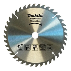 LAMINA DE SERRA TCT 185X20X2.2 (40 DENTES P/ MAD) D-03361 - MAKITA