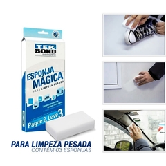 ESPONJA MAGICA EMB. C/3UNID - TEKBOND - comprar online