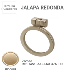 PUXADOR 522 JALAPA DOURADO - PDOUR1 16MM CONJUNTO- TORRALBA na internet