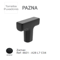 PUXADOR 4601 PAZNA PRETO FOSCO - EPXPRF PONTO - TORRALBA - comprar online