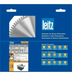 DISCO DE SERRA CIRCULAR 250 X 2,8 X F30 Z80 DENTES PIRANHA PARA PAINÉIS - LEITZ