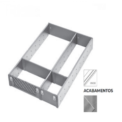 DIVISOR DE TALHERES INOX 20 DIVISOES 290X450MM - FGVTN - comprar online