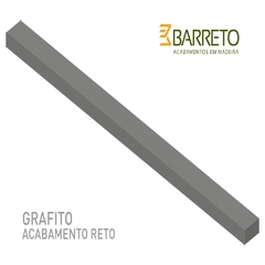 ACABAMENTO RETO GRAFITO MDF COMUM - BARRETO