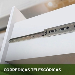 CORREDIÇA TELESCOPICA TT44 400MM ZINCO ACETINADO ONE-TOUCH - FGVTN na internet