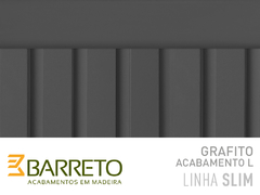 ACABAMENTO L GRAFITO MDF COMUM - BARRETO - comprar online