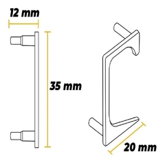 PONTEIRA CHAMP 1001 PERFIL "G" VAZ PE-176/189 D/E - MDF15 - ROMETAL - comprar online