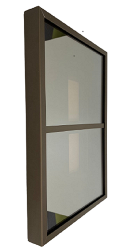 PORTA EM ALUMINIO SUPRA CHAMPAGNE COM TRAVESSA. - comprar online