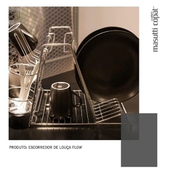 ESCORREDOR DE LOUÇAS P/ BANCADA 300X295X430MM INOX MASUTTI - comprar online