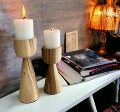 Candelabro madera  