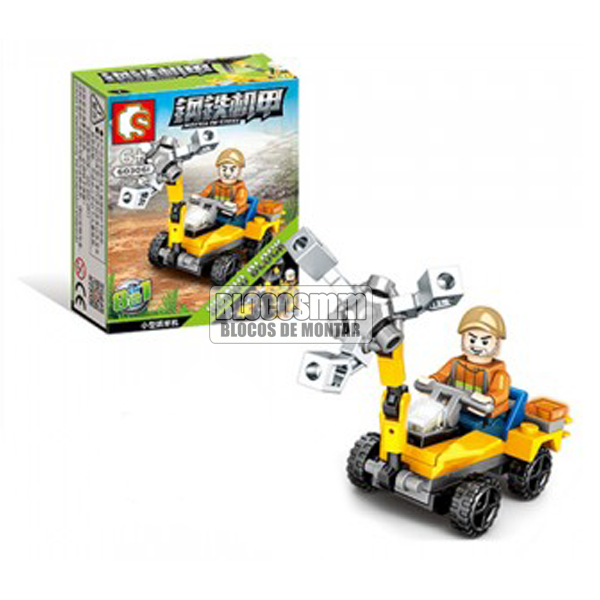 Lego Para Montar Moto De Corrida Brinquedo Colecionador em