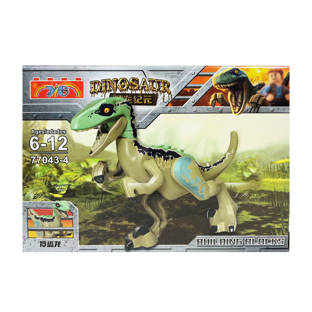 Blocos de montar dinossauros 6 em 1 (lego)