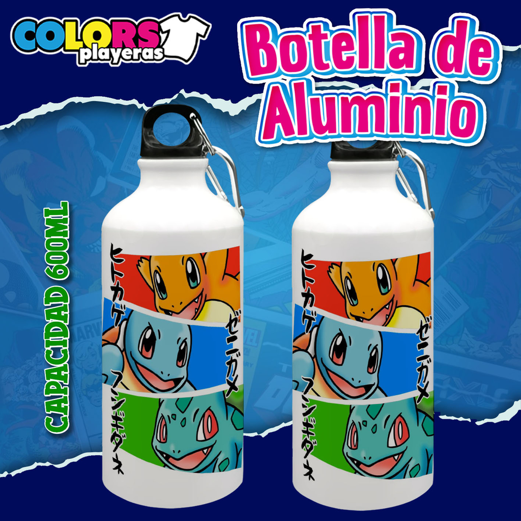 Botella de Agua Plástica 720 ml varidad de Colores