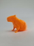 Capivara Sentada Design Low Poly - loja online