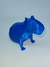 Capivara Sentada Design Low Poly na internet