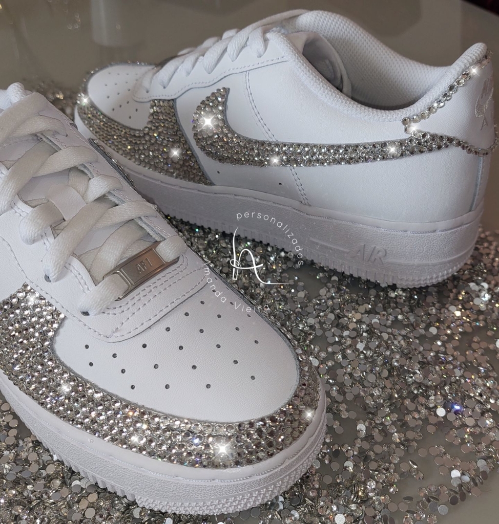 Nike Air Force com Strass copia