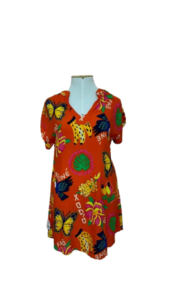 VESTIDO VISCOSE ESTAMPADO - comprar online