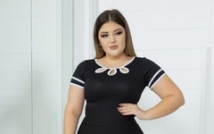 Blusa justa 3 Gotas - Dufer modas / Evangélica / Plus size / Feminina / Juvenil