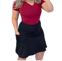 Saia com short Plus - Dufer modas / Evangélica / Plus size / Feminina / Juvenil