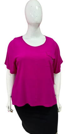 Blusa viscolinho Plus