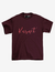 T-Shirt Karnet Trust Your Intuition Burgundy