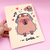 Caderno Grampeado 25x17,5cm Capivara - comprar online