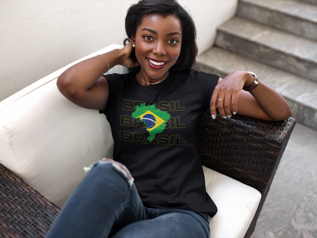 Camiseta Preta Brasil