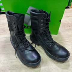 Bota táctica de cuero y lona - tienda online