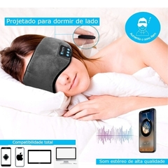 Enjoying Sound - Máscara Para Dormir com Fones de Ouvido Bluetooth - Inovar Express